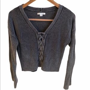 LBN! Distressed American Eagle bell sweater